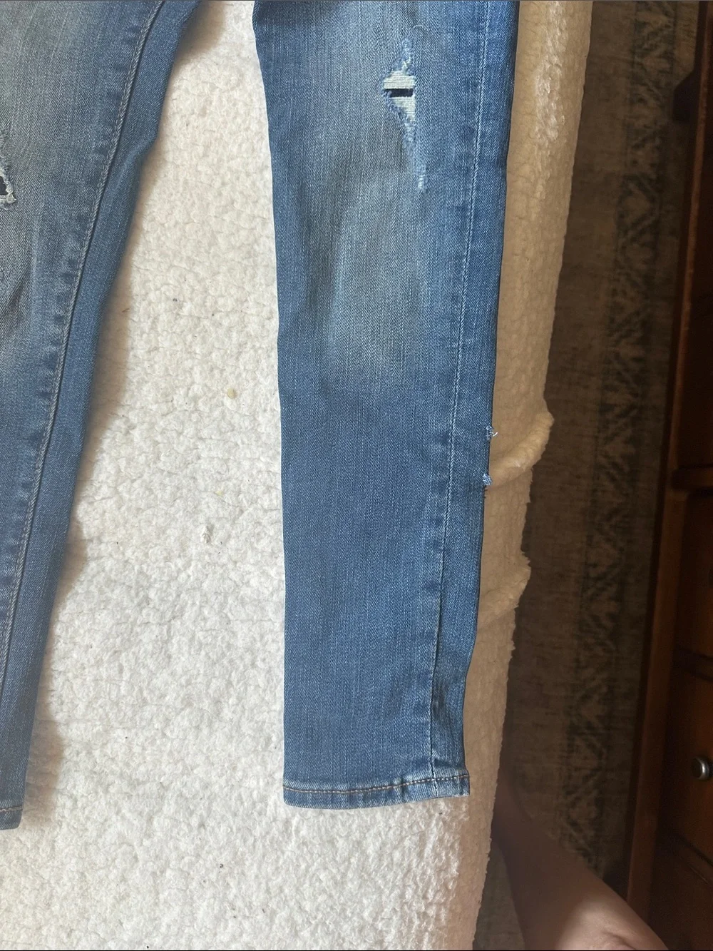 GAP Kids Blue Distressed Slim Jeans